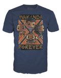 BLACK PANTHER WAKANDA FOREVER - Group - T-Shirt POP (S) Funko Tees