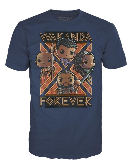 BLACK PANTHER WAKANDA FOREVER - Group - T-Shirt POP (S) Funko Tees