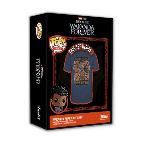 BLACK PANTHER WAKANDA FOREVER - Group - T-Shirt POP (S) Funko Tees