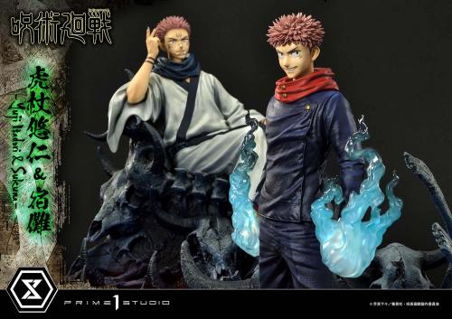 JUJUTSU KAISEN - Yuji och Sukuna - Premium Masterline Staty 38+34cm Prime 1 Studio