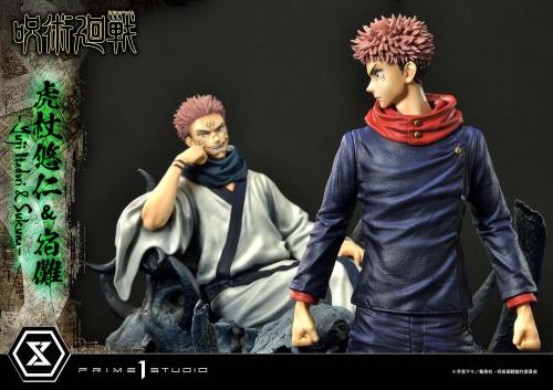 JUJUTSU KAISEN - Yuji och Sukuna - Premium Masterline Staty 38+34cm Prime 1 Studio