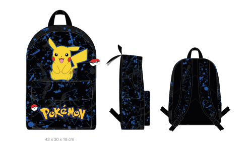 POKEMON - Pikachu - 1 Compartment Ryggsäck '42x30x18cm' Jacob