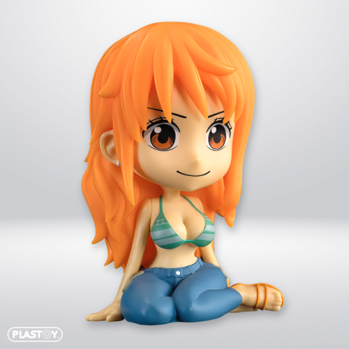 ONE PIECE - Nami - Sparbössa PVC 15cm Plastoy