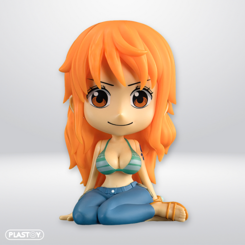 ONE PIECE - Nami - Sparbössa PVC 15cm Plastoy