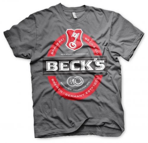 BEER - Beck's Label - T-Shirt - (S) Runns
