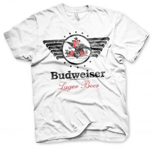 BEER - Budweiser Vintage Eagle - T-Shirt - (S) Runns