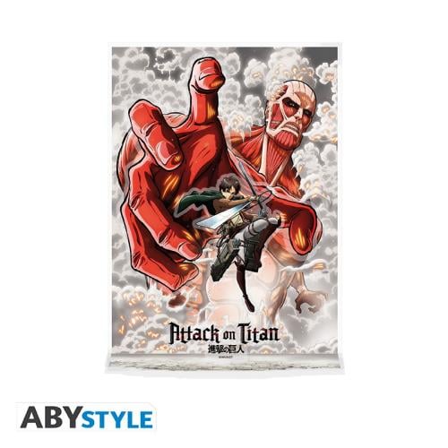 ATTACK ON TITAN - Eren vs Colossal Titan - Acryl Diorama ABYstyle