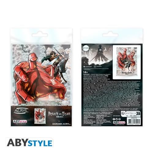 ATTACK ON TITAN - Eren vs Colossal Titan - Acryl Diorama ABYstyle