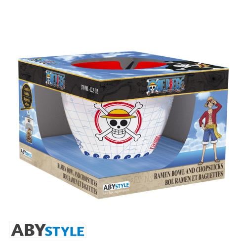 ONE PIECE - Monkey D. Luffy - Ramen skål med ätpinnar 370ml ABYstyle