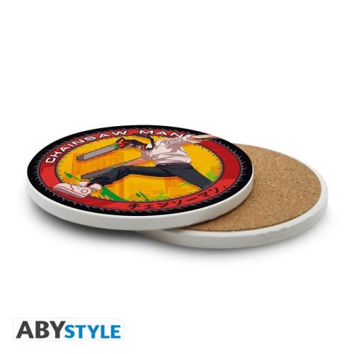 CHAINSAW MAN - Coaster för kaffeälskare ABYstyle