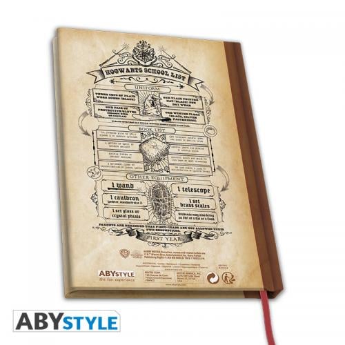 HARRY POTTER - Anteckningsblock A5 - Hogwarts School ABYstyle