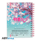 HATSUNE MIKU - Cherry blossoms - Anteckningsblock A5 Spiral ABYstyle