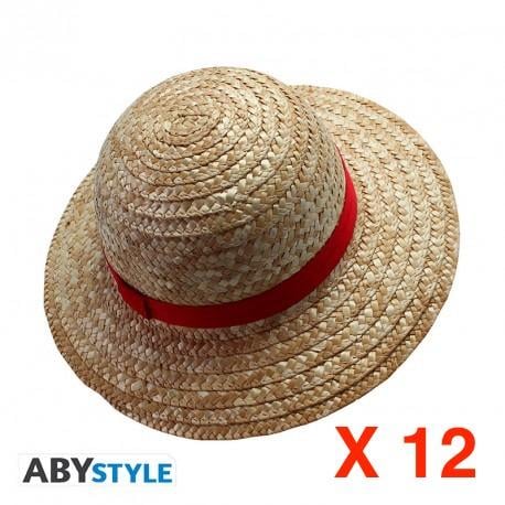 ONE PIECE - Luffy Straw hat - Adult Size - Box 12 Pc ABYstyle