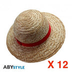ONE PIECE - Luffy Straw hat - Adult Size - Box 12 Pc ABYstyle