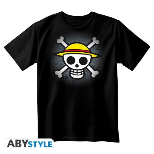 ONE PIECE - T-Shirt Classic Skull Unisex svart (S) ABYstyle