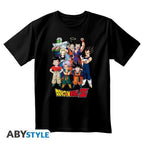 DRAGON BALL - T-Shirt DBZ Goku's Group Unisex svart (XS) ABYstyle