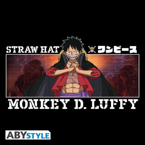 ONE PIECE - T-Shirt Monkey D.Luffy Unisex svart (XS) ABYstyle