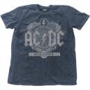 AC/DC - T-Shirt Snow Wash Col - Black Ice (S) Rockoff