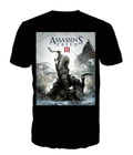 ASSASSIN'S CREED 3 - T-Shirt Black - Game Cover (M) Difuzed