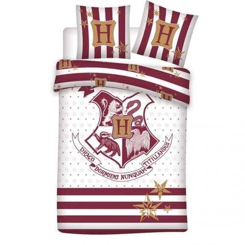 HARRY POTTER - Duvet Cover 140X200cm - Hogwarts '100% Bio Cotton' AyMax