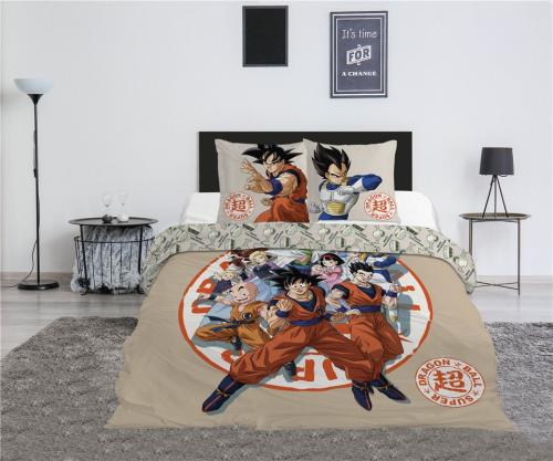 DRAGON BALL SUPER - Sängkläder 240x220cm + 2x65x65cm AyMax