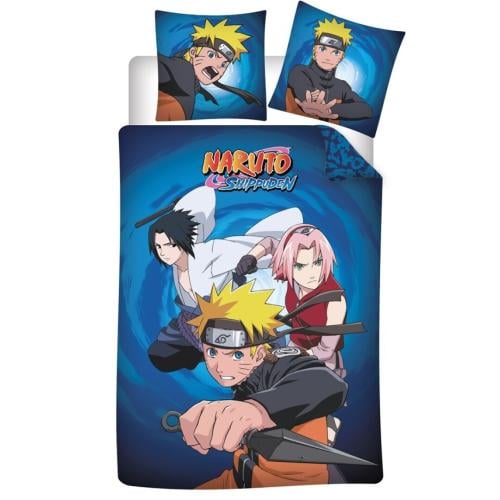 NARUTO SHIPPUDEN - Duvet Cover 140x200cm - 100% Flanel AyMax