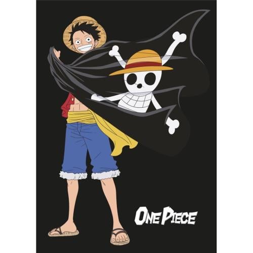 ONE PIECE - Flanellfilt 110x150cm - Luffy AyMax