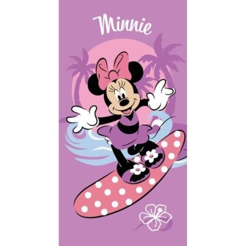 DISNEY - Minnie Surf - Strandhandduk 100% Polyester - 70x140cm AyMax