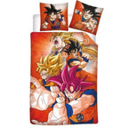 DRAGON BALL SUPER - Goku - Duntäcke 140x200cm - '100% Polyester' AyMax