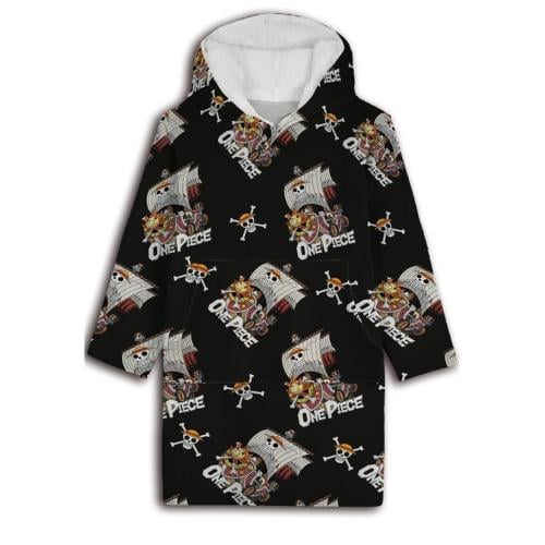 ONE PIECE - Thousand Sunny - Sweat Poncho - Vuxenstorlek AyMax