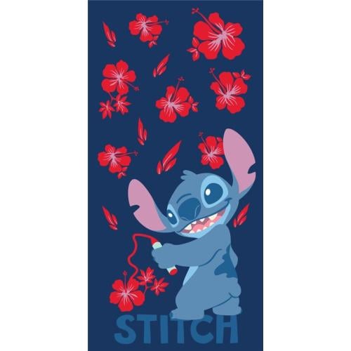 DISNEY - Stitch "Red Flowers" - Strandhandduk 90x170cm AyMax