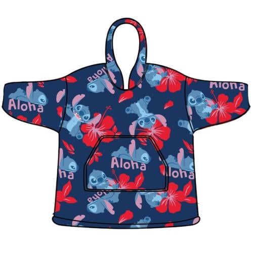 LILO & STITCH - Aloha - Sweat Poncho - Vuxenstorlek AyMax