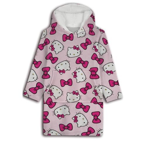 HELLO KITTY - Sweat Poncho - Vuxenstorlek AyMax