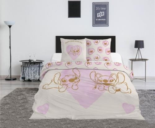 LILO & STITCH - Duvet Cover 240x220cm + 2x65x65cm - Stitch & Angel AyMax