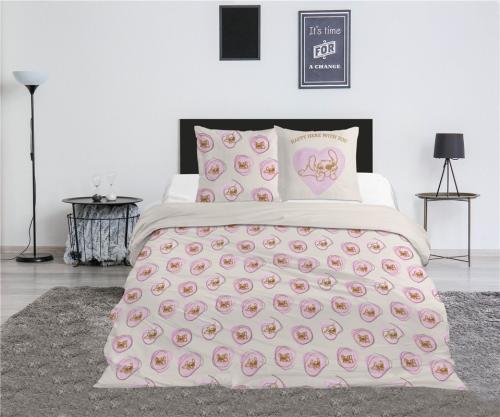 LILO & STITCH - Duvet Cover 240x220cm + 2x65x65cm - Stitch & Angel AyMax