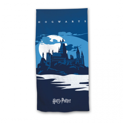 HARRY POTTER - Hogwarts - Strandhandduk 100% Polyester - 70x140cm AyMax