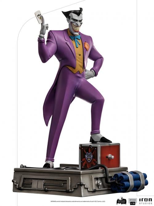 BATMAN THE ANIMATED SERIES - Joker - Figur Art Scale 1/10 21cm Iron Studios
