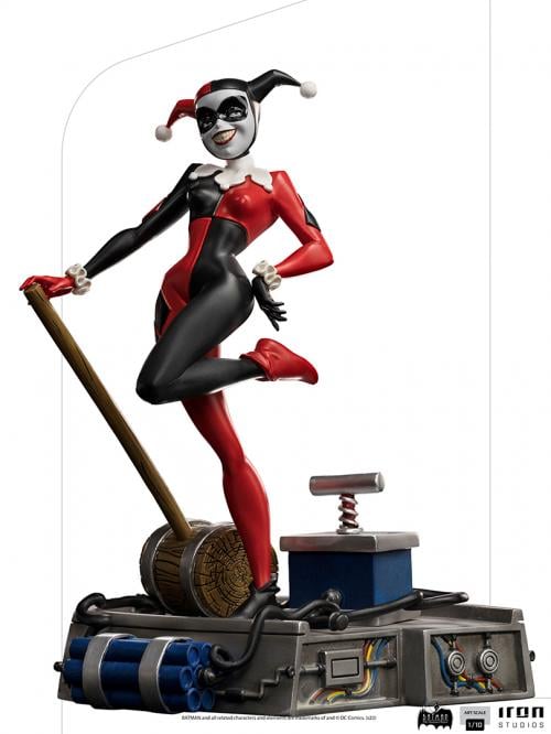 BATMAN THE ANIMATED SERIES - Harley Quinn - Figur Art Scale 1/10 20cm Iron Studios