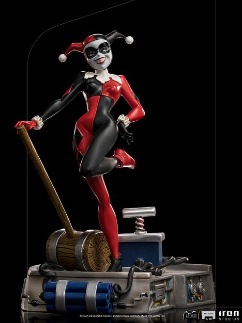 BATMAN THE ANIMATED SERIES - Harley Quinn - Figur Art Scale 1/10 20cm Iron Studios