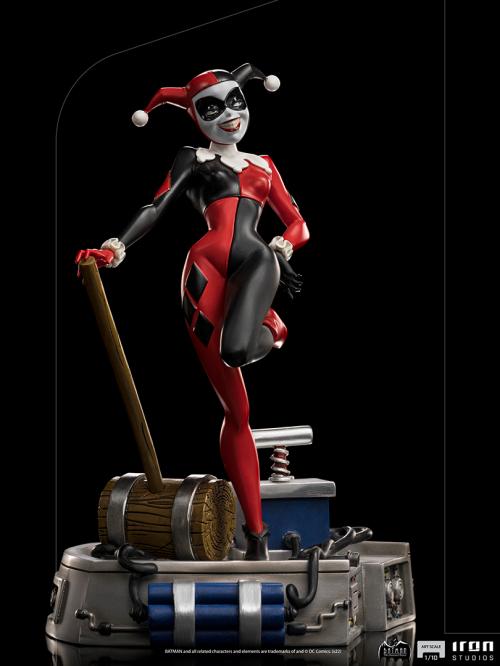 BATMAN THE ANIMATED SERIES - Harley Quinn - Figur Art Scale 1/10 20cm Iron Studios