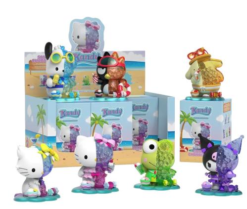 HELLO KITTY - Kandy - Sanrio Sea Breeze Series (Display 6 Fig.) Mighty Jaxx