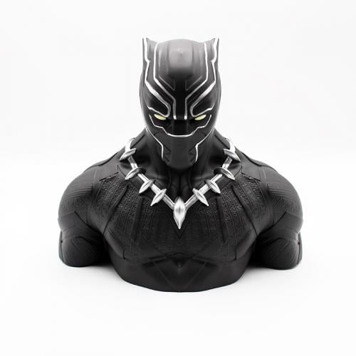 MARVEL - Money Box Blister Box - Black Panther Waka Deluxe Bust 20 cm Semic