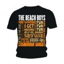THE BEACH BOYS - T-Shirt - Best Of (M) Rockoff