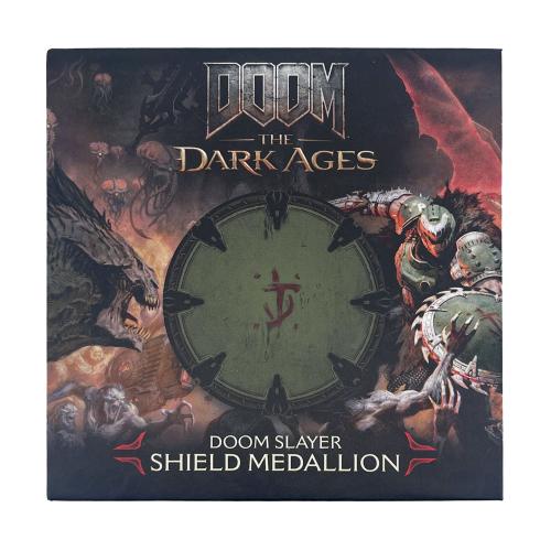DOOM DE MÖRKA ÅLDAR - Sköld - Limited Edition Medaillon Fanattik