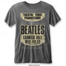THE BEATLES - T-Shirt BurnOut Col - Carnegie Hall - Men (S) Rockoff