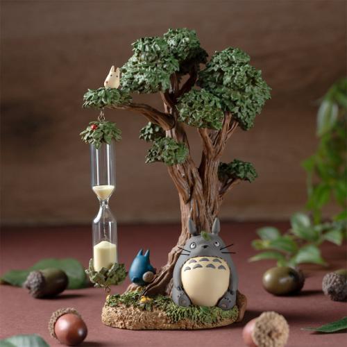 MIN GRANN TOTORO - Kafri & Totoro - Diorama Sand Timer 16cm Benelic