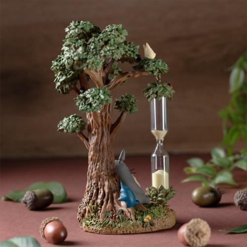 MIN GRANN TOTORO - Kafri & Totoro - Diorama Sand Timer 16cm Benelic