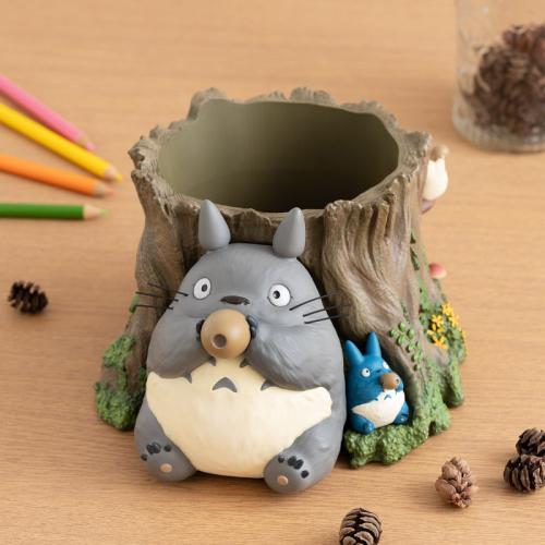 MY NEIGHBOR TOTORO - Totoro tree trunk - Planter Diorama 17.5cm Benelic