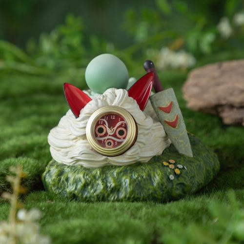 PRINCESS MONONOKE - Kodama och Mask - Klocka 15.4x17x15.9cm Benelic