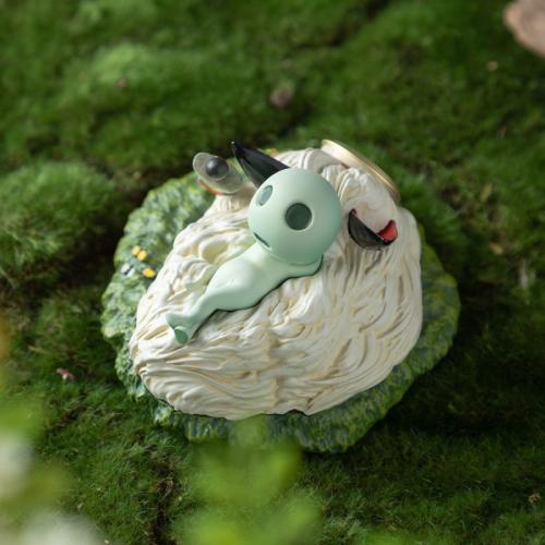 PRINCESS MONONOKE - Kodama och Mask - Klocka 15.4x17x15.9cm Benelic